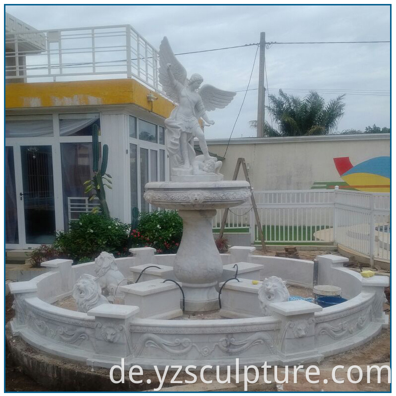 marble water fountain 